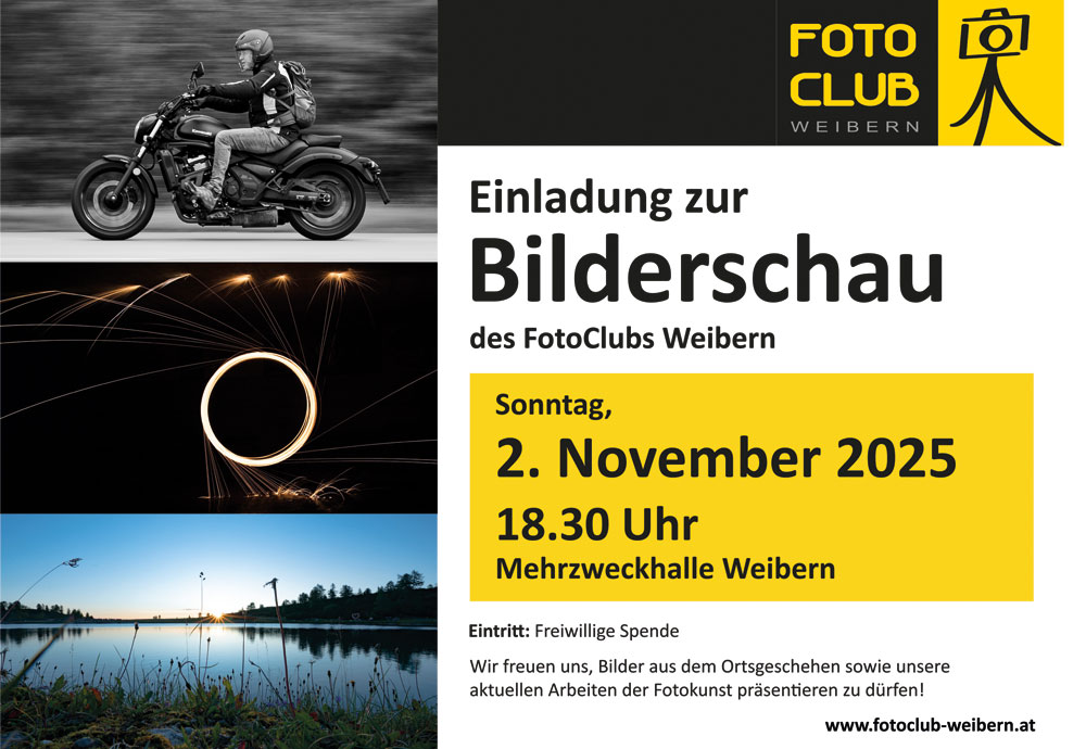 Bilderschau de FotoClubs Weibern