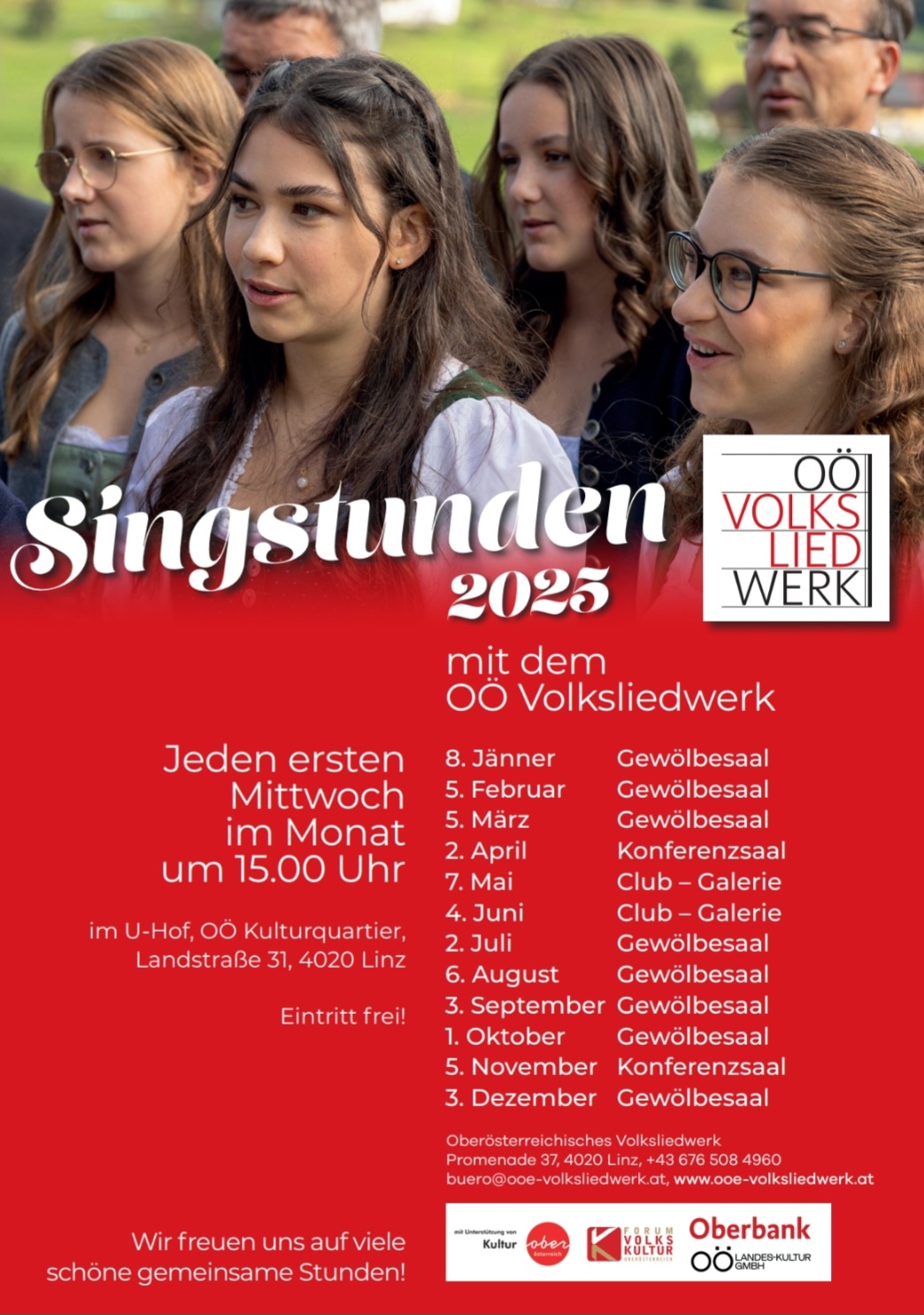 Singstunde mit dem Oberösterreichischen Volksliedwerk