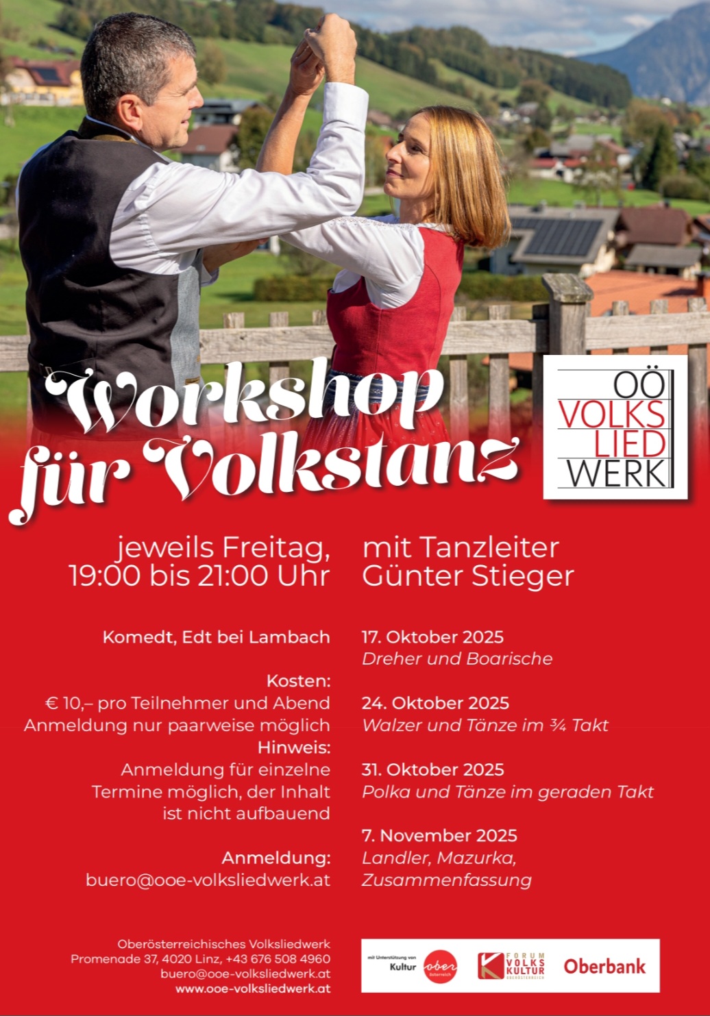 Workshop für Volkstanz: Polka und Polkatänze