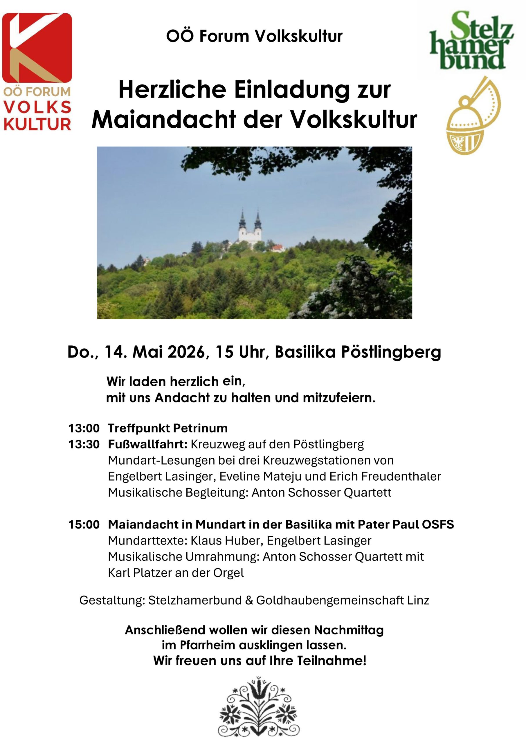Maiandacht der Volkskultur