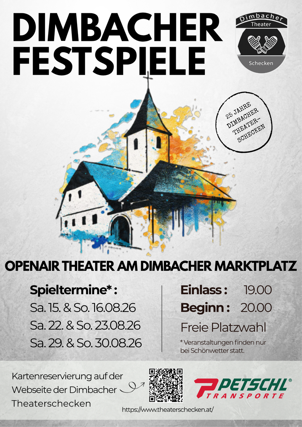 Dimbacher Festspiele – Openair Theater am Marktplatz