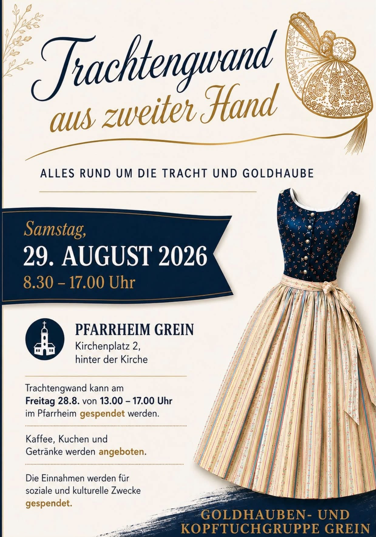 Trachtengwand aus zweiter Hand